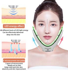 Factory price EMS beauty device face lifting massage facial slimming neck wrinkles removal skin care led light therapy machine